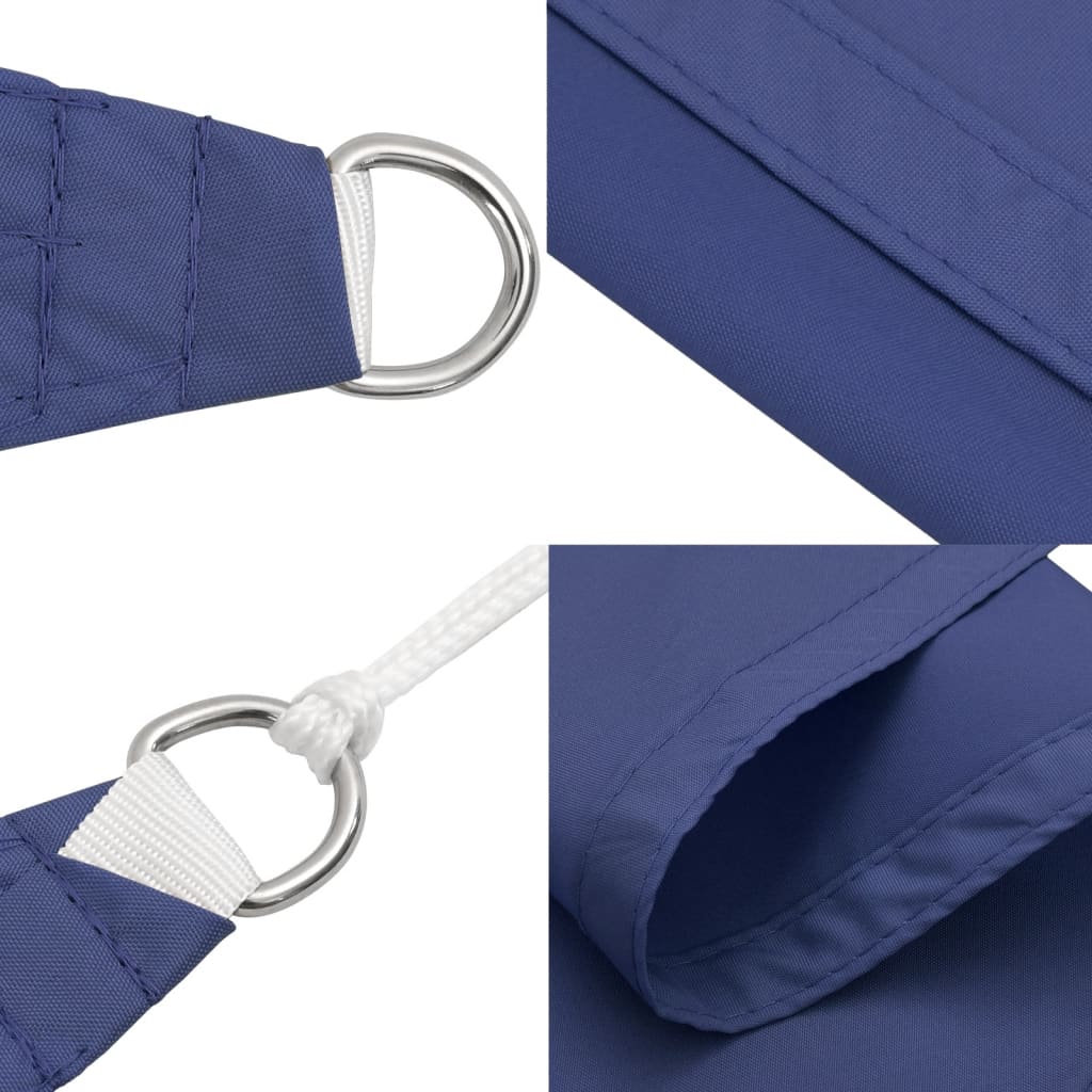 Parasole a Vela in Tela Oxford Quadrato 4,5x4,5 m Blu cod mxl 71433