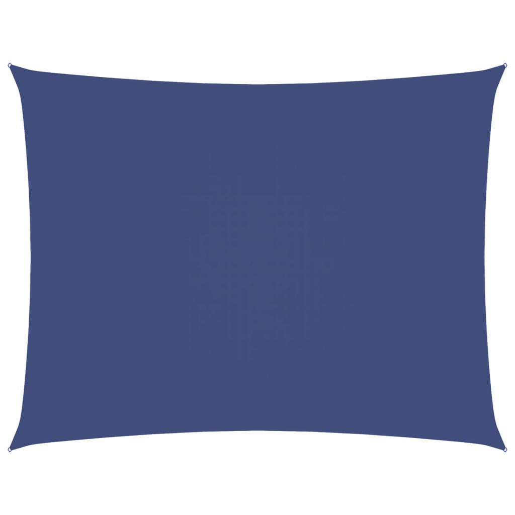 Parasole a Vela Oxford Rettangolare 2,5x3,5 m Blu 135536