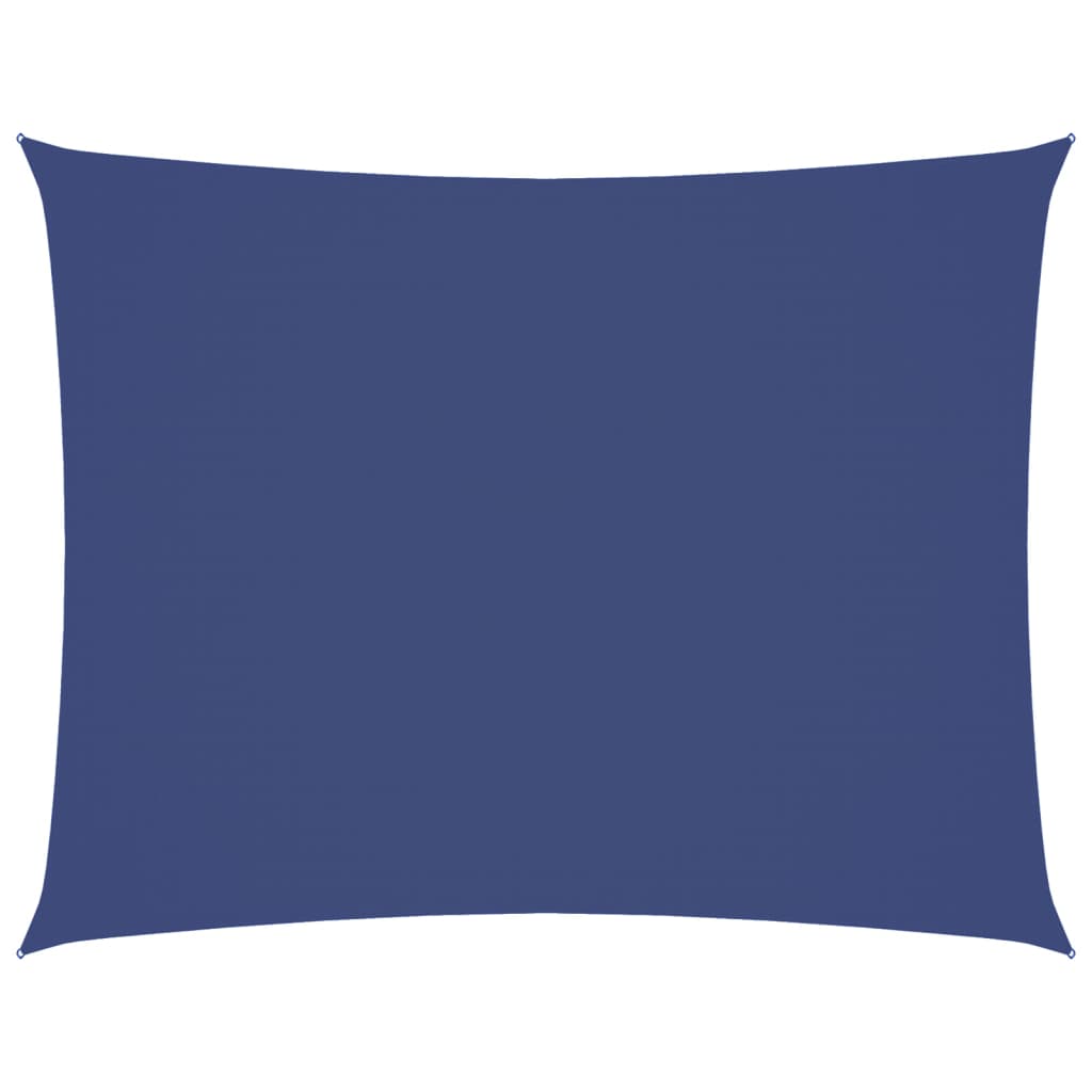 Parasole a Vela Oxford Rettangolare 3,5x4,5 m Blu