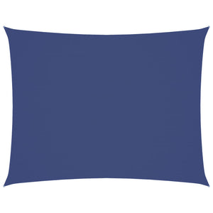 Parasole a Vela Oxford Rettangolare 3,5x4,5 m Blu