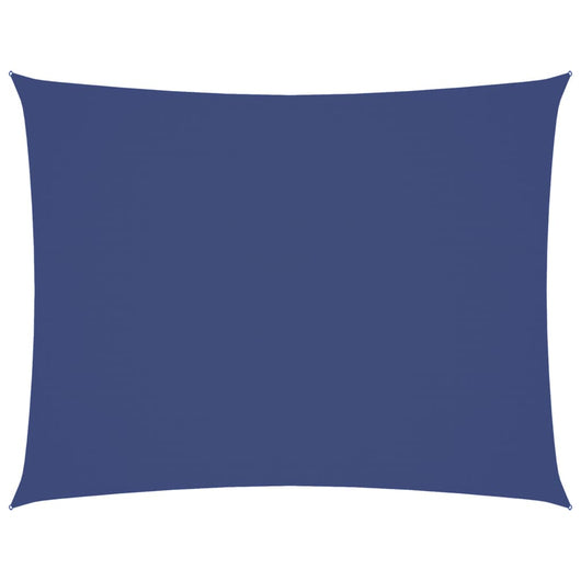 Parasole a Vela Oxford Rettangolare 3,5x4,5 m Blu