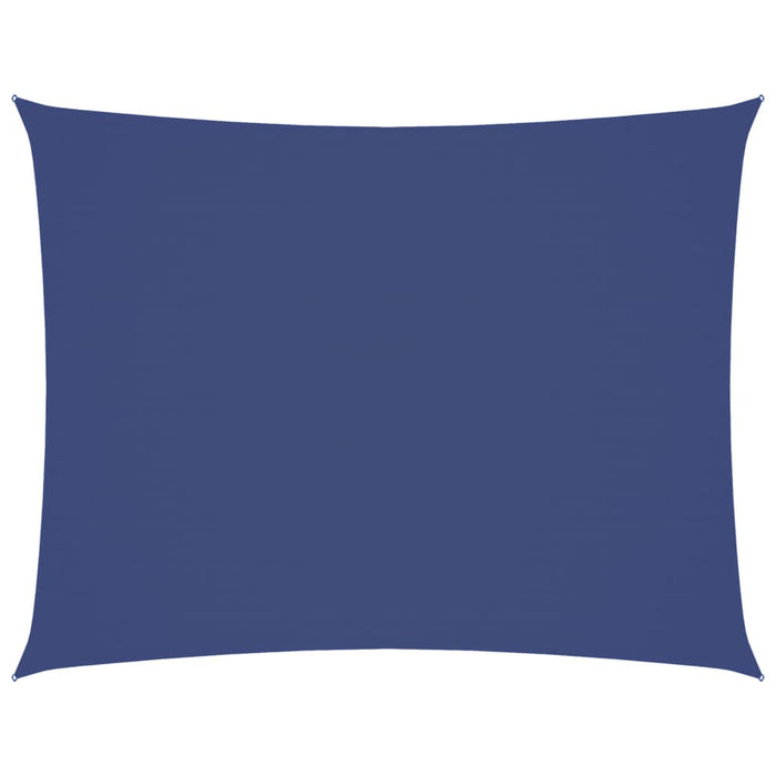 Parasole a Vela Oxford Rettangolare 3,5x4,5 m Blu