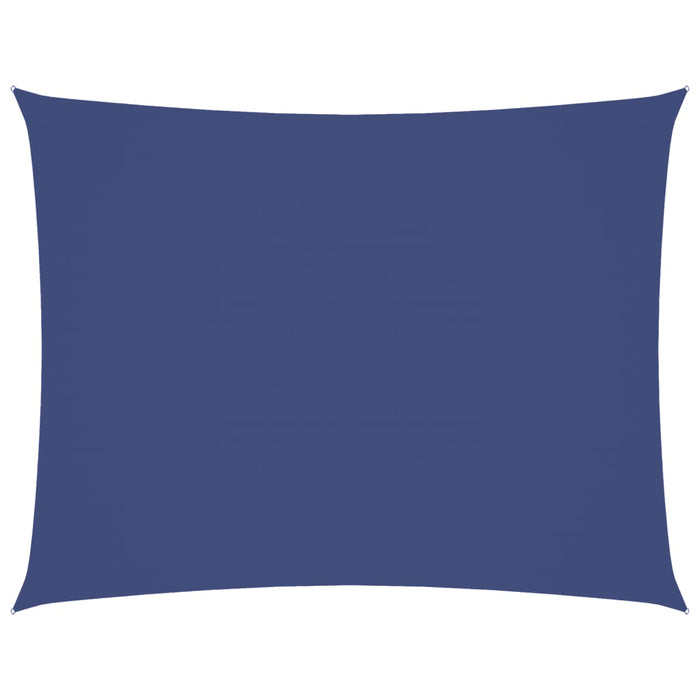 vidaXL Parasole a Vela Oxford Rettangolare 3,5x5 m Blu