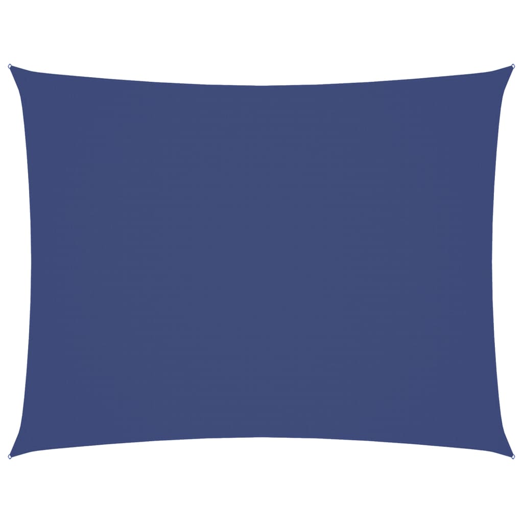Parasole a Vela Oxford Rettangolare 4x5 m Blu 135546