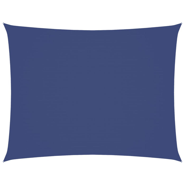 Parasole a Vela Oxford Rettangolare 4x5 m Blu 135546