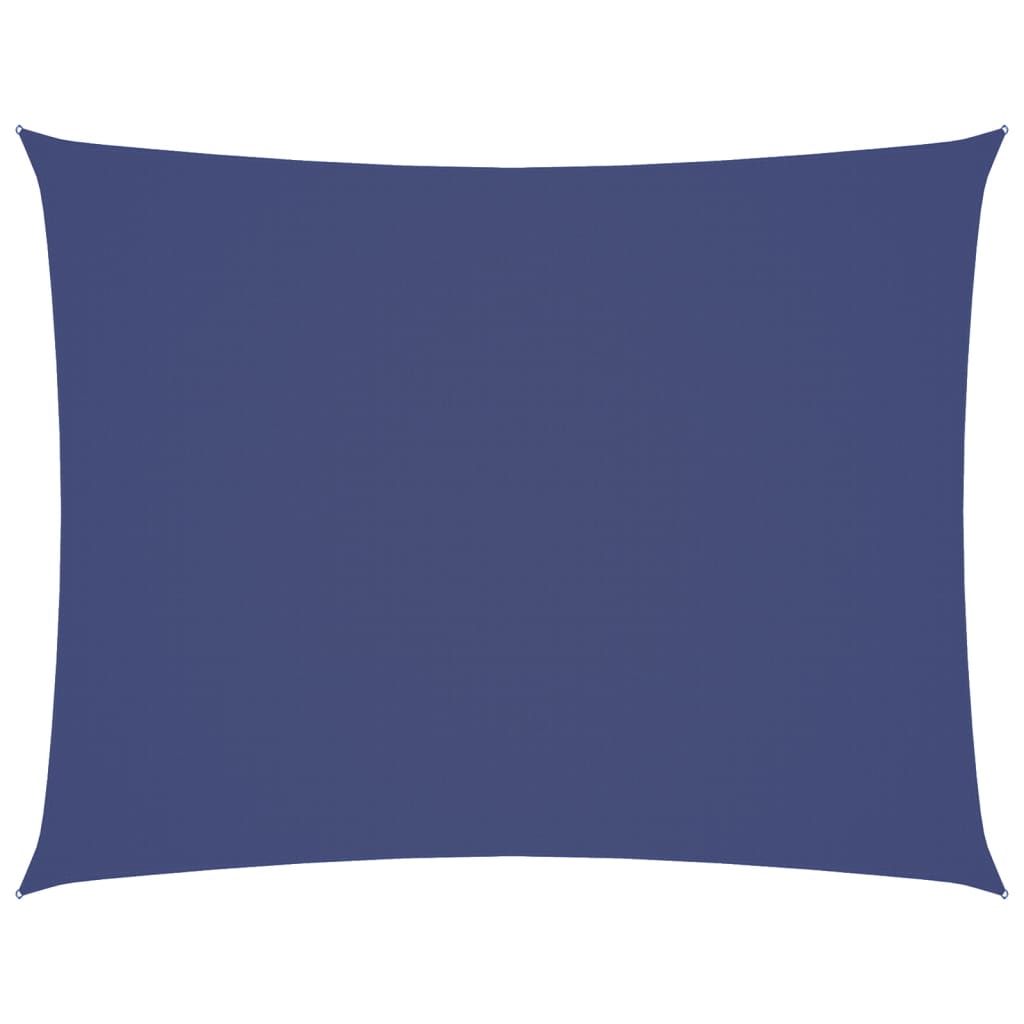 Parasole a Vela in Oxford Rettangolare 4x6 m Blu 135547