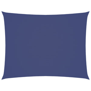 Parasole a Vela in Oxford Rettangolare 4x6 m Blu 135547