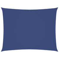 Parasole a Vela Oxford Rettangolare 5x6 m Blu 135549