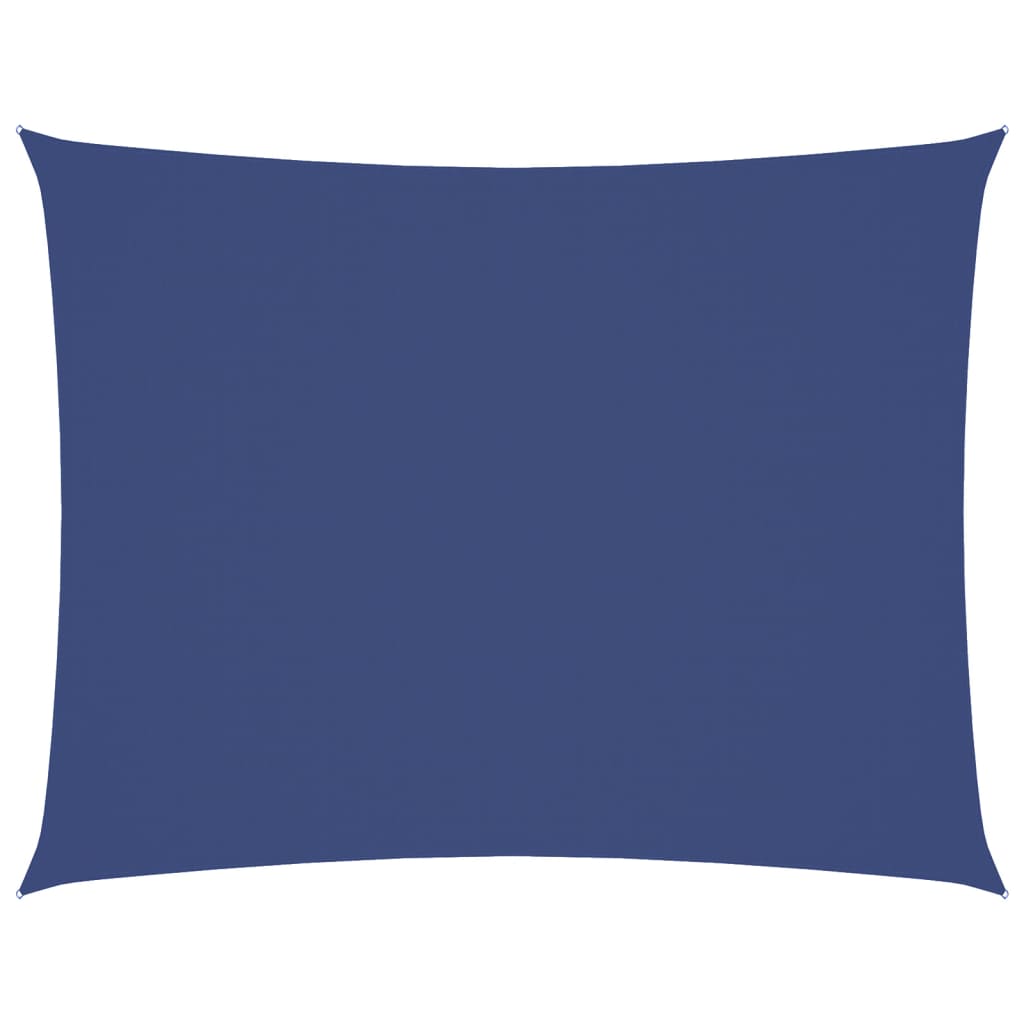 Parasole a Vela Oxford Rettangolare 5x6 m Blu