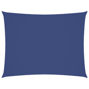Parasole a Vela Tessuto Oxford Rettangolare 5x7 m Blu 135550
