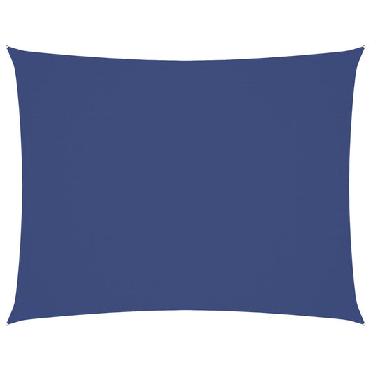 Parasole a Vela Tessuto Oxford Rettangolare 5x7 m Blu 135550