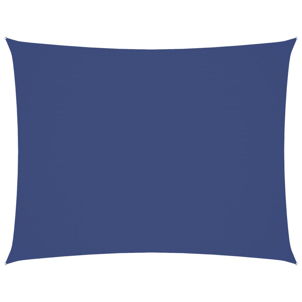 vidaXL Parasole a Vela Tessuto Oxford Rettangolare 5x7 m Blu