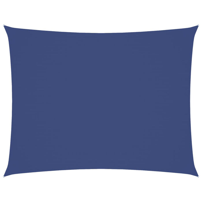 vidaXL Parasole a Vela Tessuto Oxford Rettangolare 5x7 m Blu