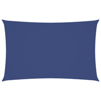 vidaXL Parasole a Vela Oxford Rettangolare 5x8 m Blu