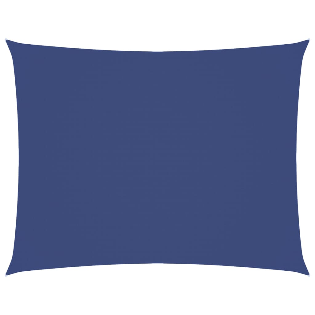 Parasole a Vela Oxford Rettangolare 6x7 m Blu