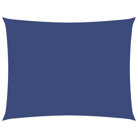 Parasole a Vela Oxford Rettangolare 6x7 m Blu