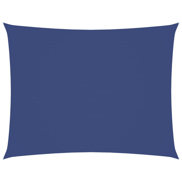 Parasole a Vela Oxford Rettangolare 6x7 m Blu