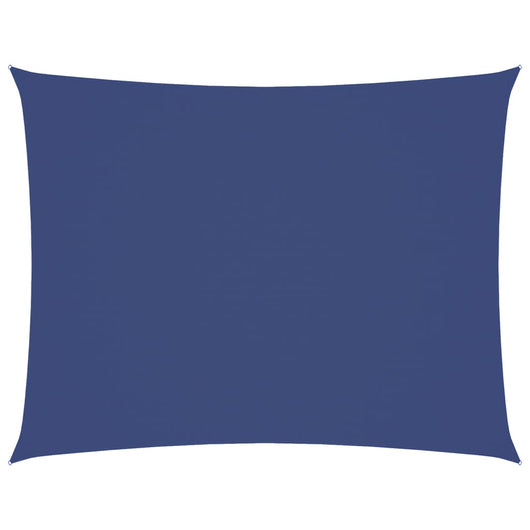 Parasole a Vela Oxford Rettangolare 6x8 m Blu 135553