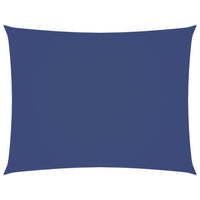 Parasole a Vela Oxford Rettangolare 6x8 m Blu