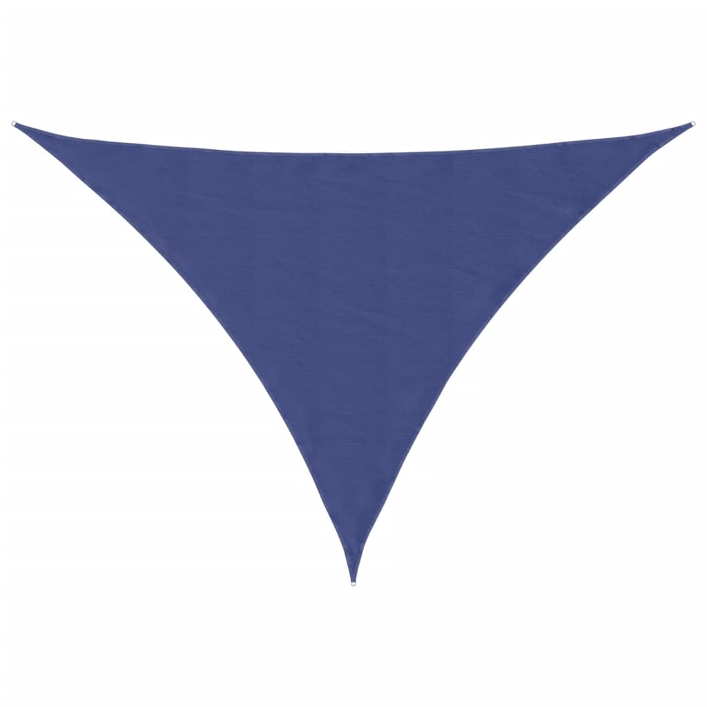 Parasole a Vela Oxford Triangolare 2,5x2,5x3,5 m Blu 135554