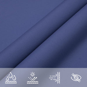 Parasole a Vela Oxford Triangolare 2,5x2,5x3,5 m Blu 135554