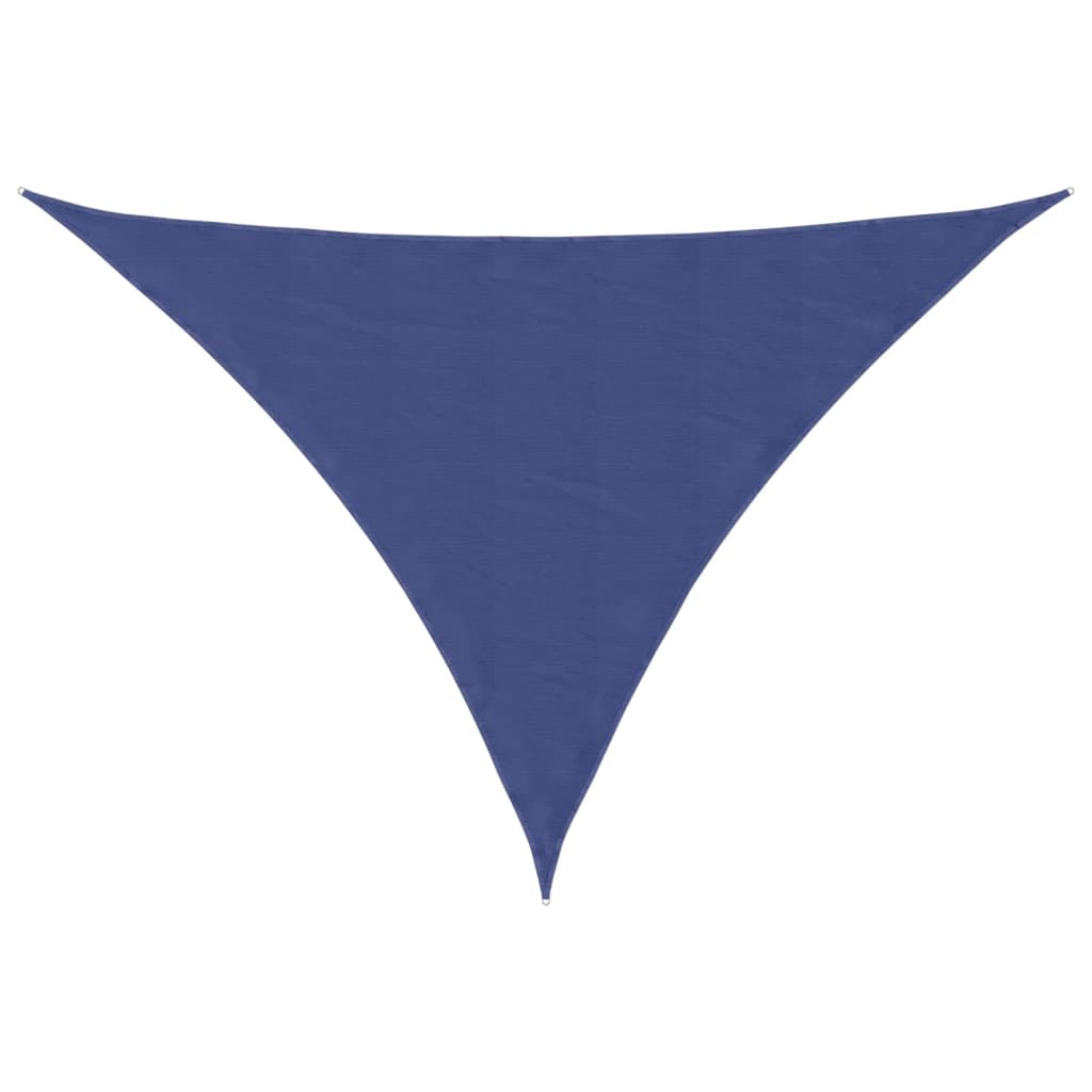 Parasole a Vela Oxford Triangolare 3x4x4 m Blu