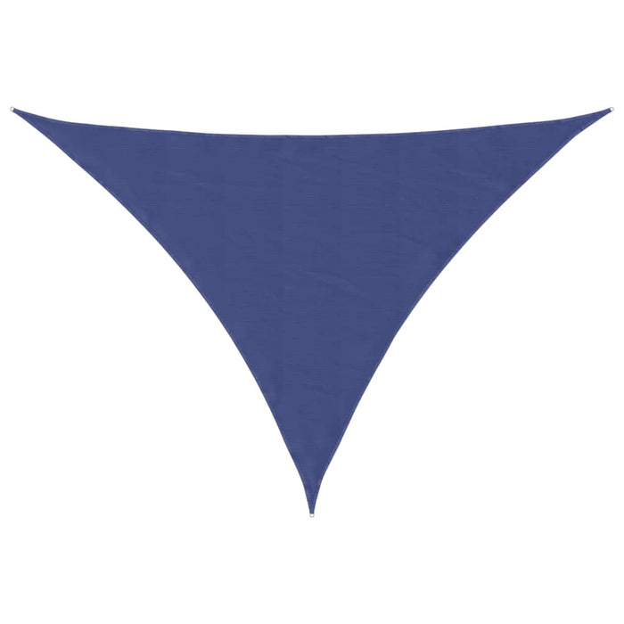 Parasole a Vela Oxford Triangolare 4x4x5,8 m Blu 135562