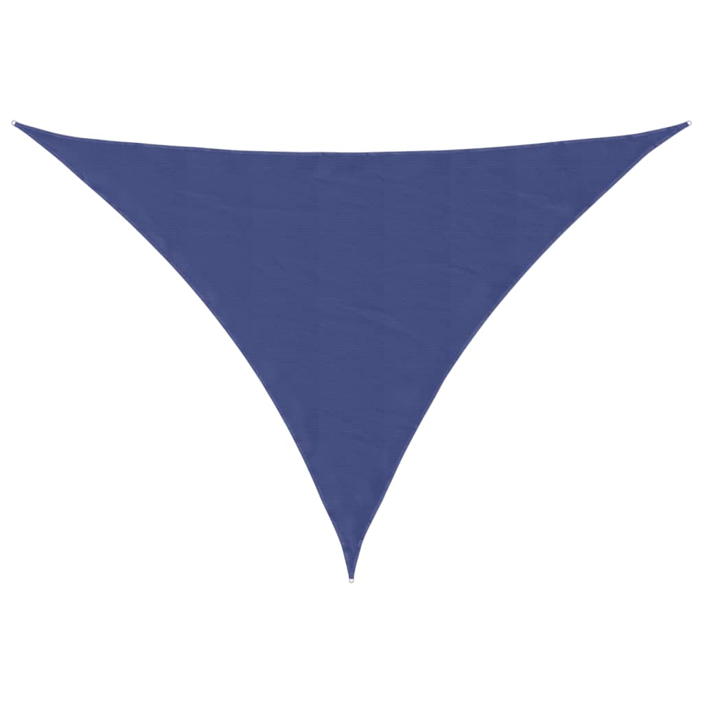 Parasole a Vela Oxford Triangolare 4x4x5,8 m Blu