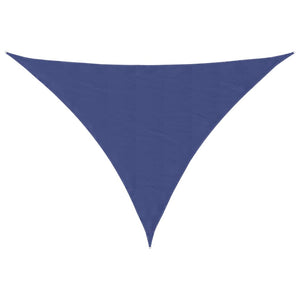 Parasole a Vela Oxford Triangolare 4x4x5,8 m Blu