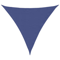 Parasole a Vela Oxford Triangolare 4,5x4,5x4,5 m Blu 135563
