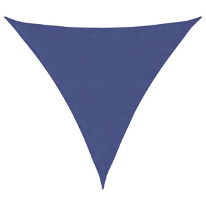 Parasole a Vela Oxford Triangolare 5x5x5 m Blu 135565