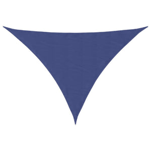 Parasole a Vela Oxford Triangolare 5x6x6 m Blu 135566