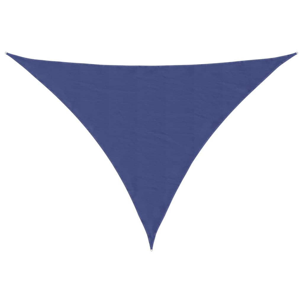 Parasole a Vela Oxford Triangolare 4x5x6,4 m Blu