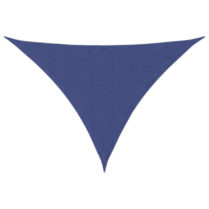 Parasole a Vela Oxford Triangolare 4x5x6,4 m Blu