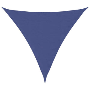 Parasole a Vela in Tessuto Oxford Triangolare 6x6x6 m Blu 135570
