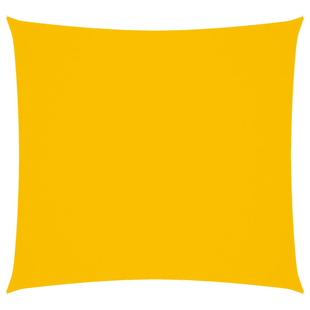 Vela Parasole in Tessuto Oxford Quadrata 3,6x3,6 m Giallo