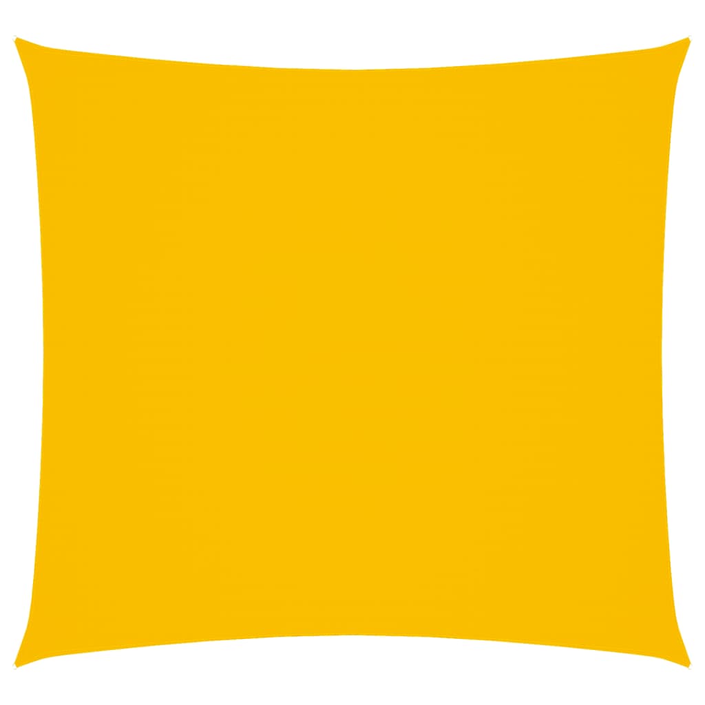 Parasole a Vela in Tela Oxford Quadrata 6x6 m Giallo 135582