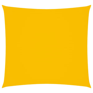 Parasole a Vela in Tela Oxford Quadrata 6x6 m Giallo 135582