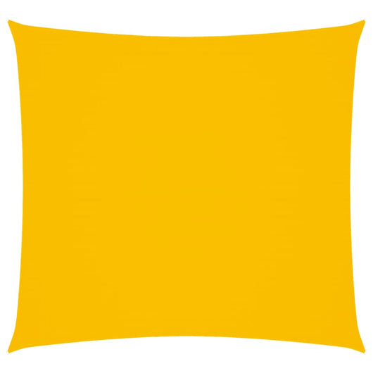Parasole a Vela in Tela Oxford Quadrata 6x6 m Giallo