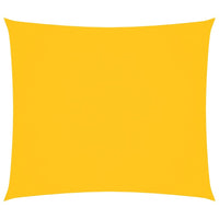 Parasole a Vela Oxford Rettangolare 2x2,5 m Giallo 135584