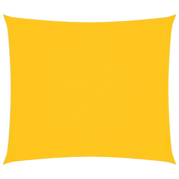 Parasole a Vela Oxford Rettangolare 2x2,5 m Giallo 135584