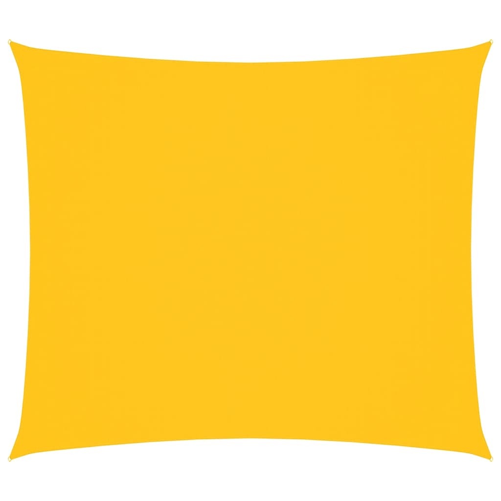 Parasole a Vela Oxford Rettangolare 2x2,5 m Giallo