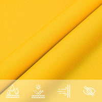 Parasole a Vela Oxford Rettangolare 2x2,5 m Giallo