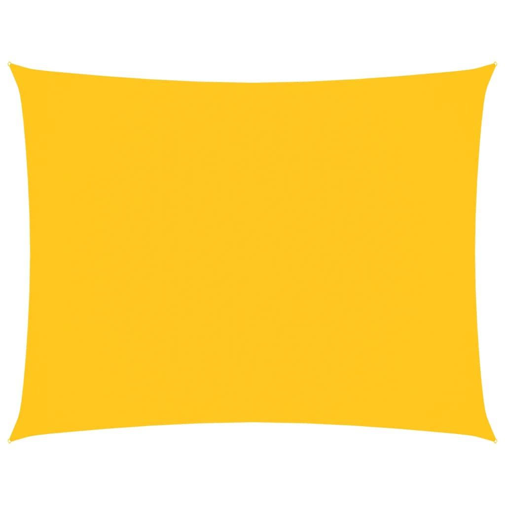 Parasole a Vela Oxford Rettangolare 2x3,5 m Gialla 135586