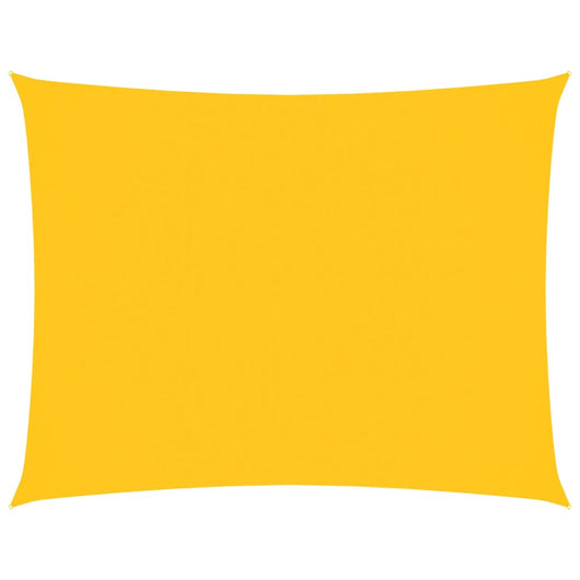 Parasole a Vela Oxford Rettangolare 2x3,5 m Gialla 135586