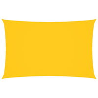 Parasole a Vela Oxford Rettangolare 2x4,5 m Gialla 135588