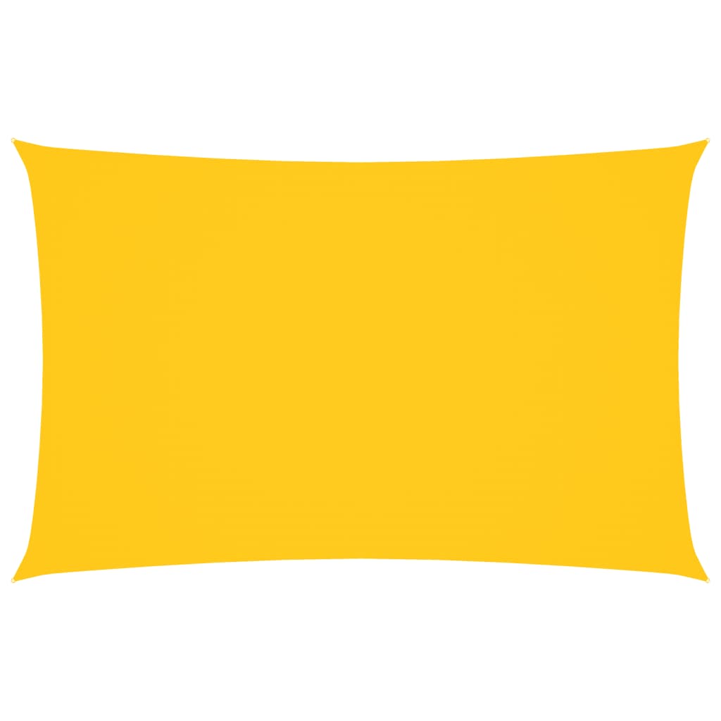 Parasole a Vela Oxford Rettangolare 2x4,5 m Giallo