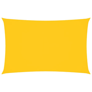 Parasole a Vela Oxford Rettangolare 2x5 m Gialla 135589