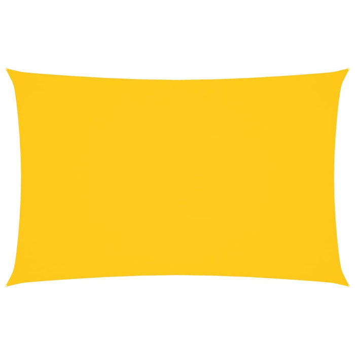 Parasole a Vela Oxford Rettangolare 2x5 m Gialla 135589