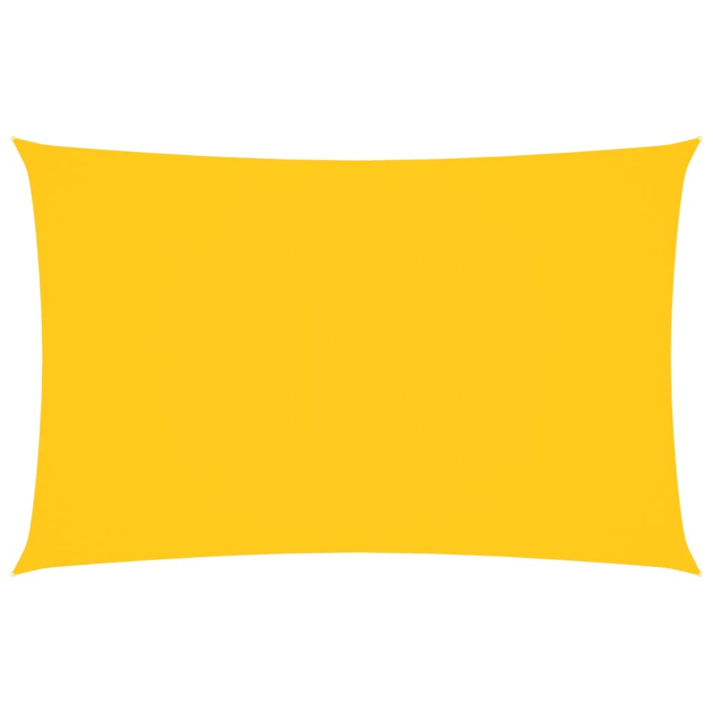 Parasole a Vela Oxford Rettangolare 2x5 m Gialla